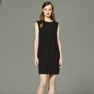 3.1 Phillip Lim For Target Black Shift Dress Crystal Beaded Neckline Designer M